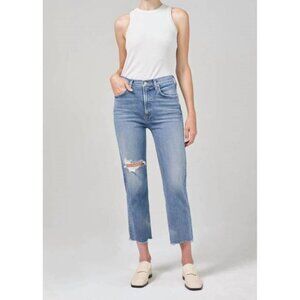 Citizens Of Humanity Daphne Crop 27" / Size 28 / Lucky Charm High Rise Stovepipe